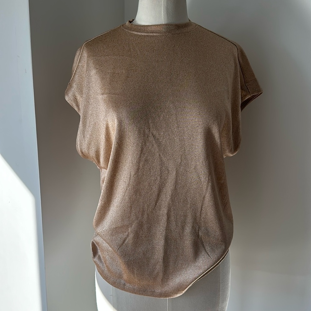 by Anthropologie Shimmer Tee - XS